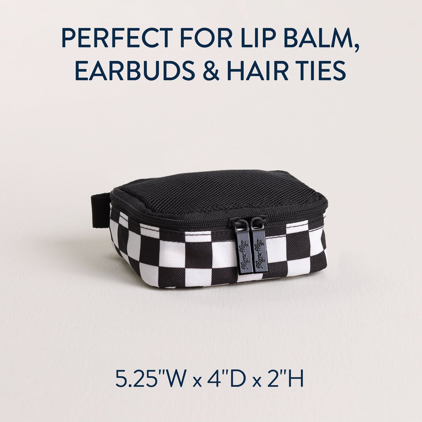 B&W Checkerboard Packing Cubes