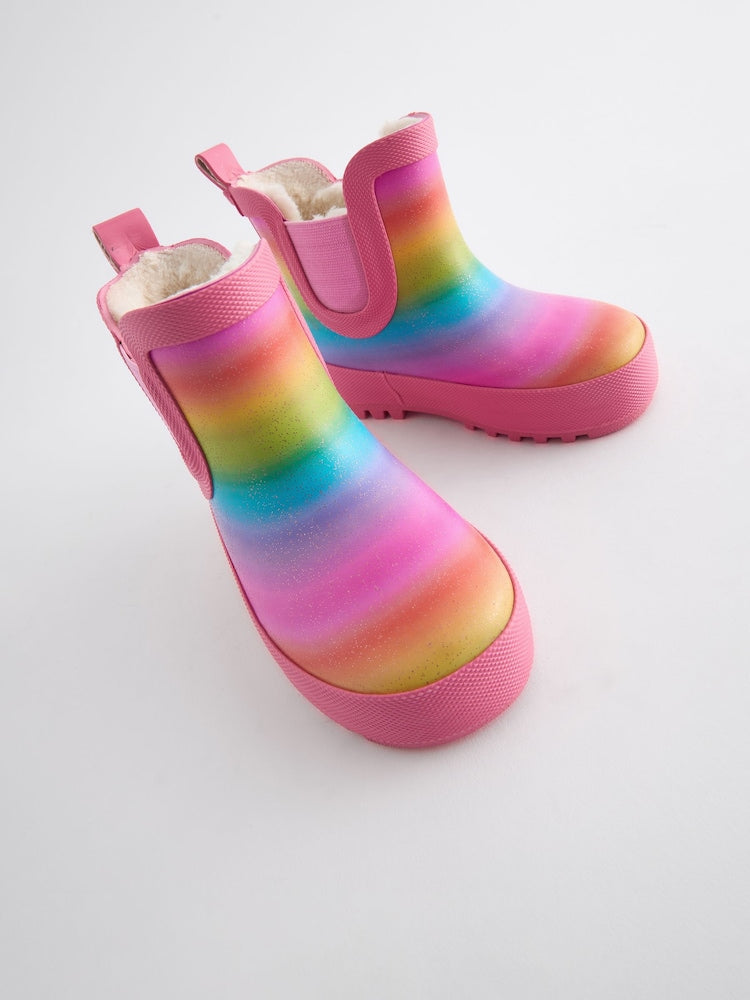 Multi Rainbow Chelsea Wellies