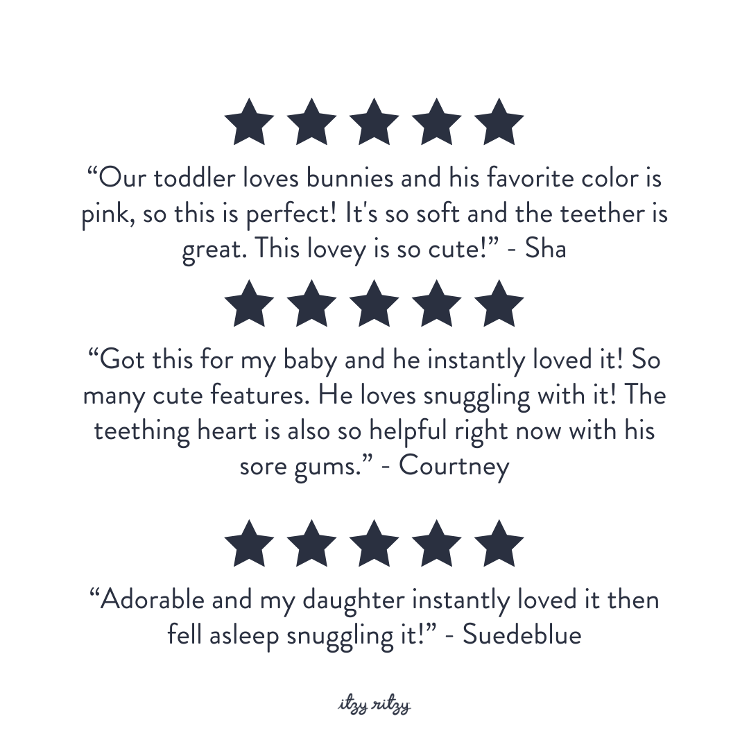Itzy Lovey™ Plush and Teether Toy | Trevor the Puppy
