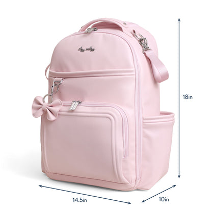 Ribbons & Roses Boss Plus™ Backpack Diaper Bag (Ships June 2026)