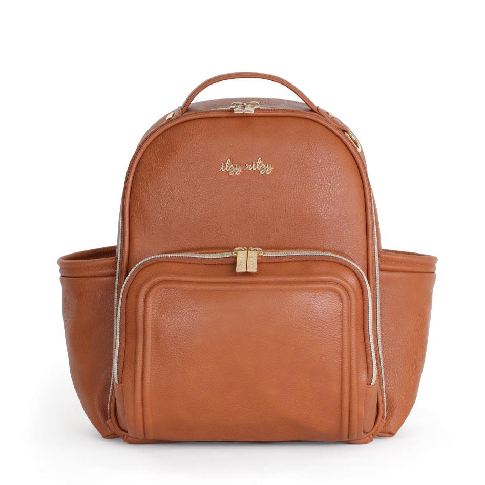 Cognac Itzy Mini Plus™ Diaper Bag