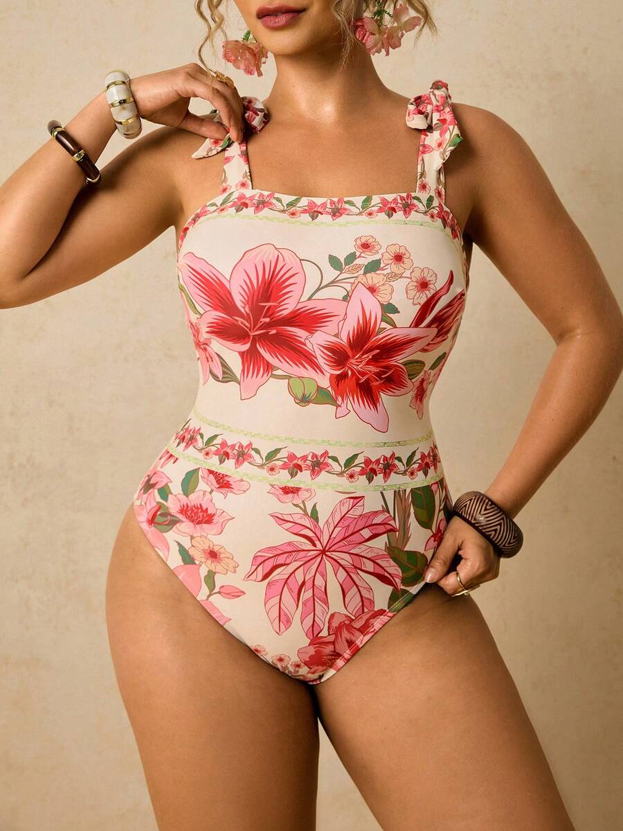 Palm Bloom Swim Set | Woman