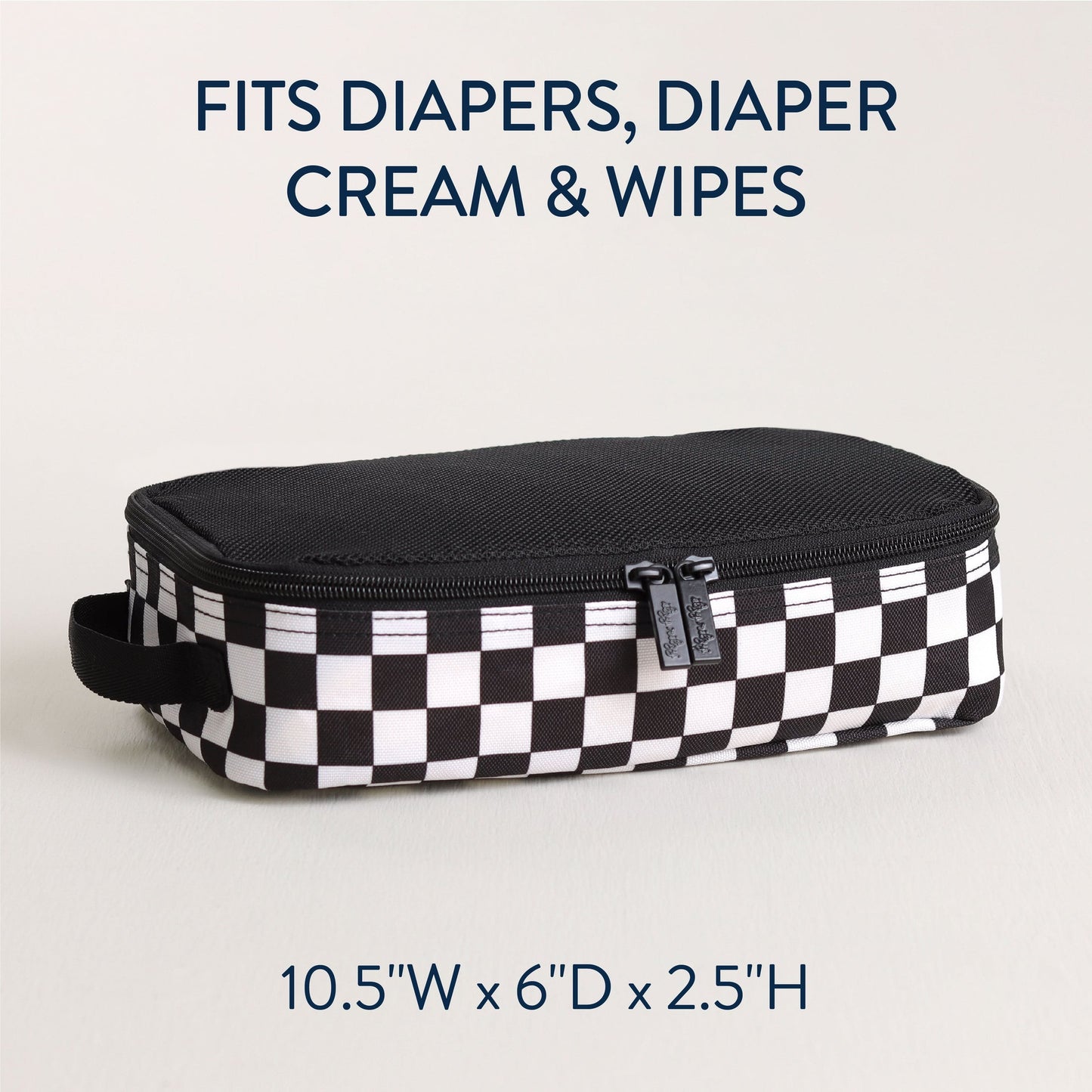 B&W Checkerboard Packing Cubes