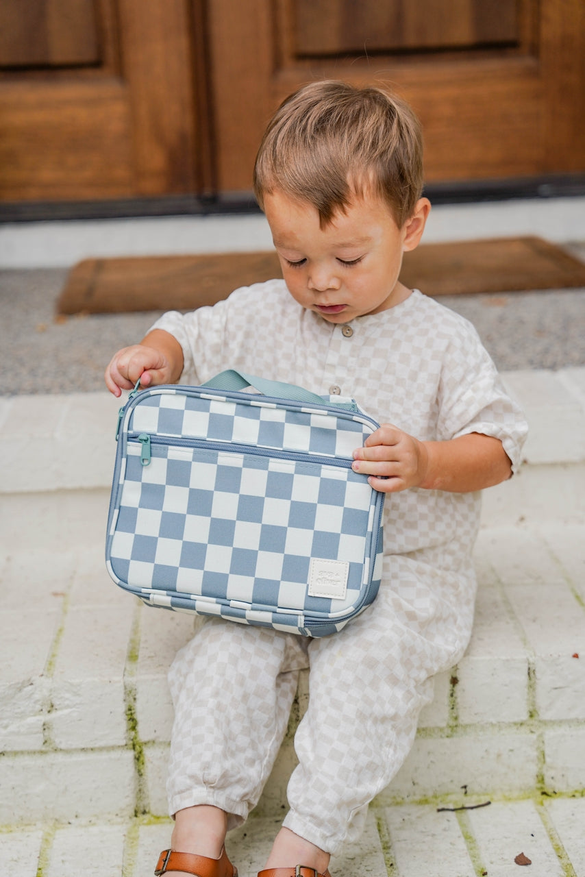 Sage Checker Kids Lunch Bag