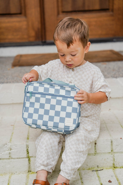 Sage Checker Kids Lunch Bag
