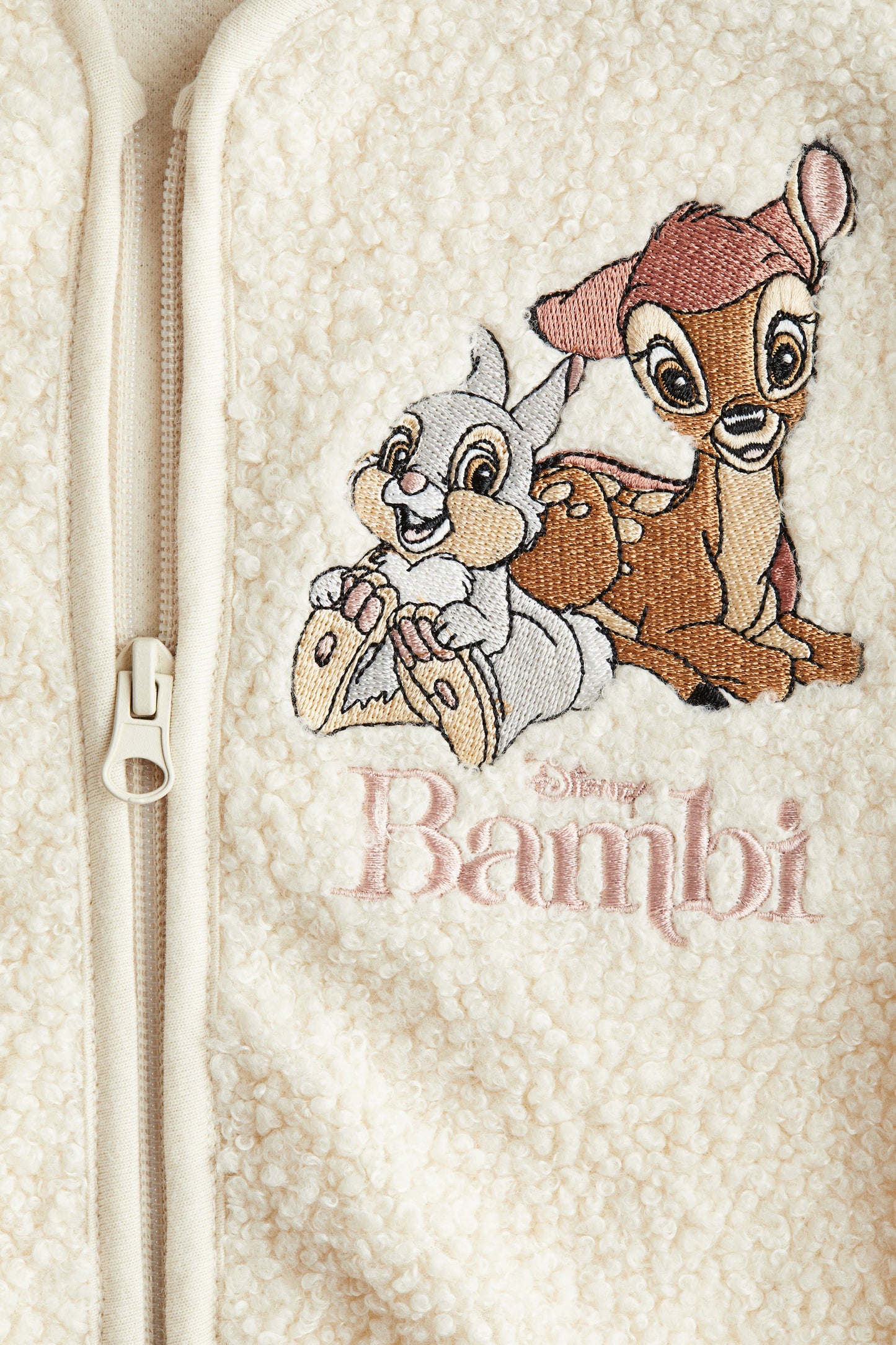 Bambi Teddy zip-through cardigan