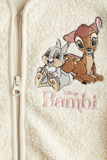 Bambi Teddy zip-through cardigan
