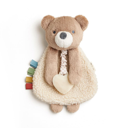 Itzy Lovey™ Plush and Teether Toy | Theo the Bear