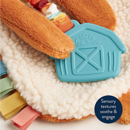 Itzy Lovey™ Plush and Teether Toy | Wyatt the Highland Cow
