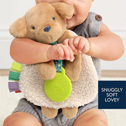 Itzy Lovey™ Plush and Teether Toy | Trevor the Puppy