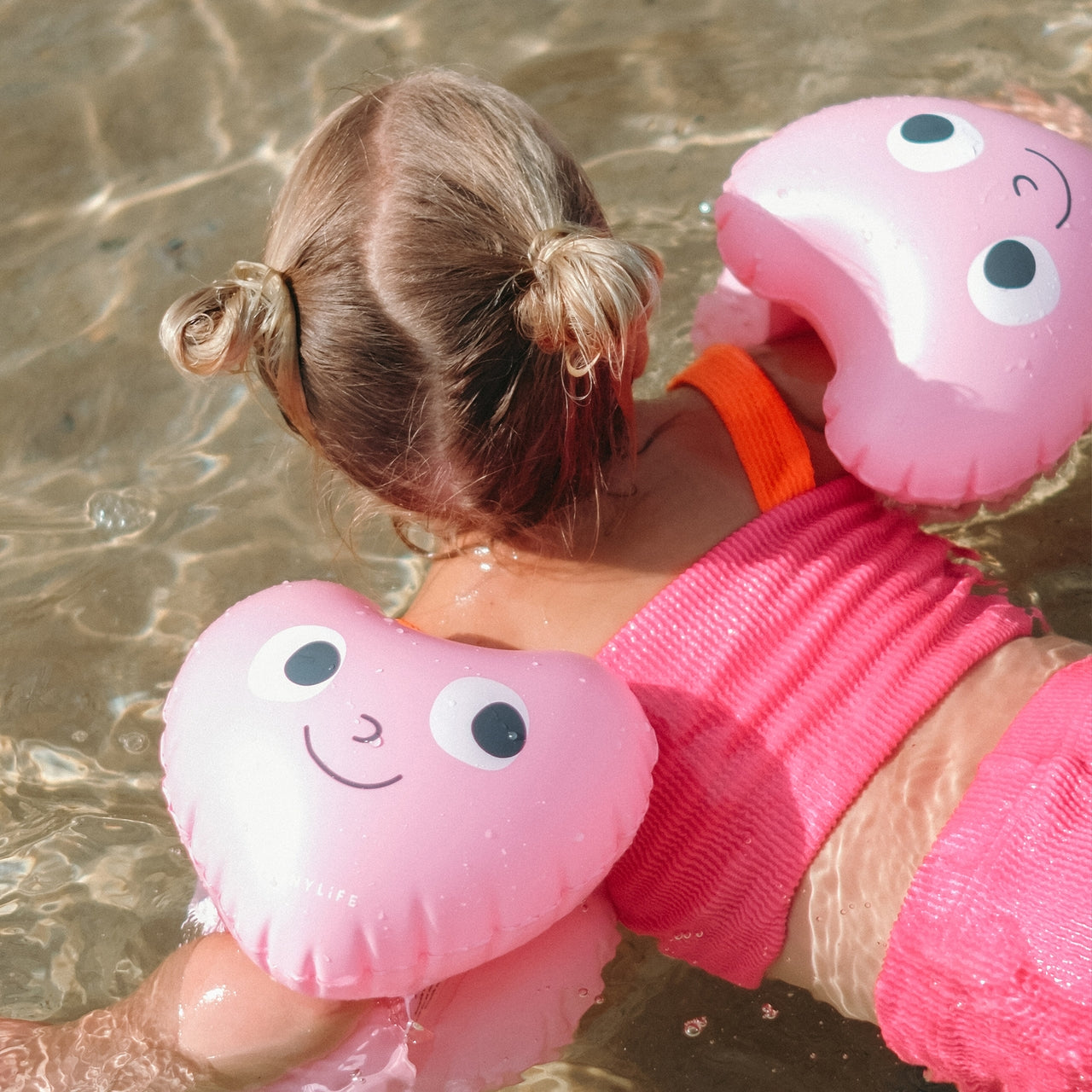 Inflatable Arm Band Poppy the Peach Red