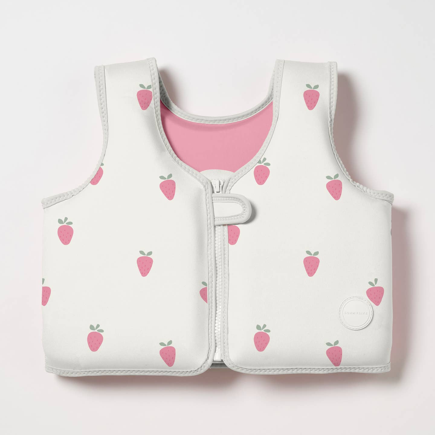 Kids Swim Vest 3-6 Strawberry Sunshine