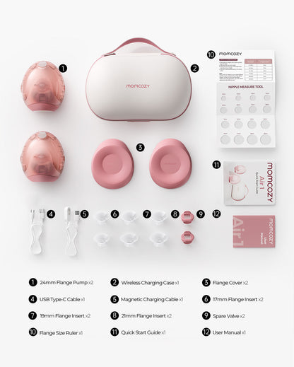 Momcozy Air 1 Ultra-slim Breast Pump