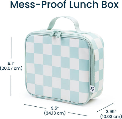 Tiny Twinkle Sage Checkers Lunch Bag