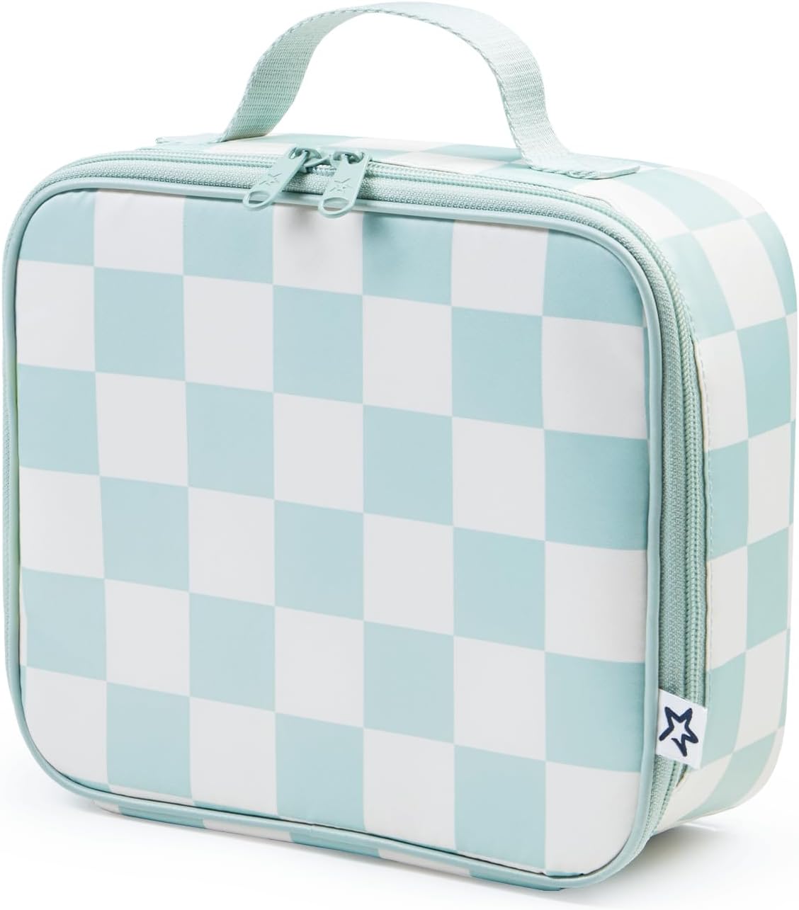 Tiny Twinkle Sage Checkers Lunch Bag