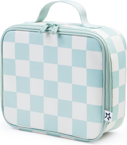 Tiny Twinkle Sage Checkers Lunch Bag