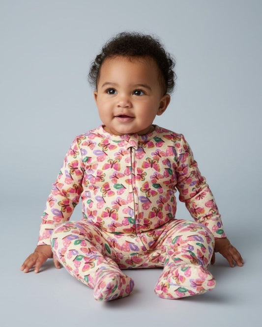 Butterfly Effect 2-way zipper Fleece Onesie
