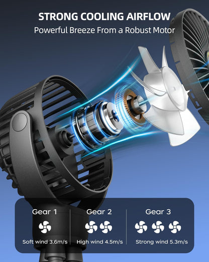 Uncommon Breeze 3-Speed Stroller Fan