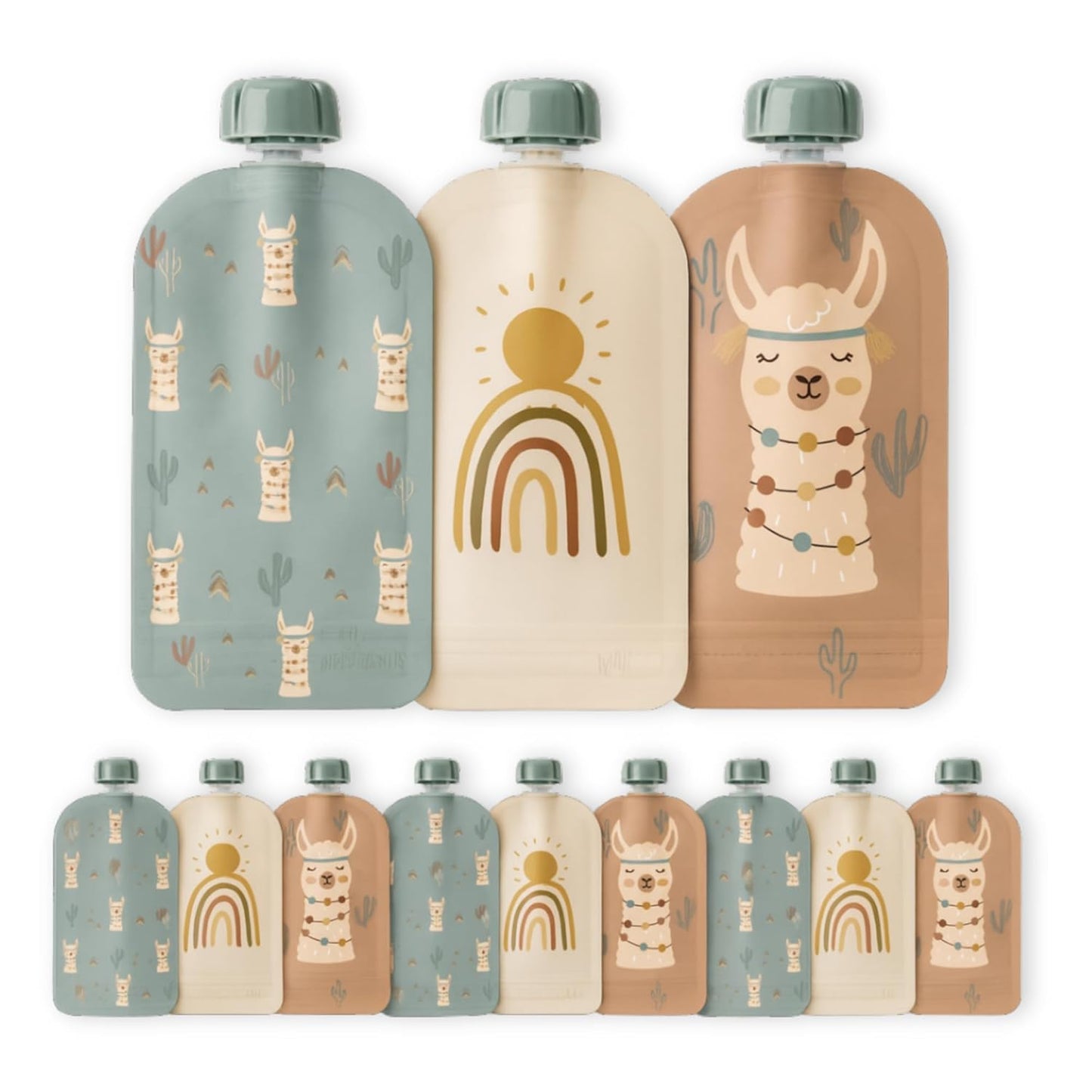 Hippypotamus Reusable Baby Food Pouches