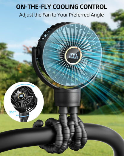 Uncommon Breeze 3-Speed Stroller Fan