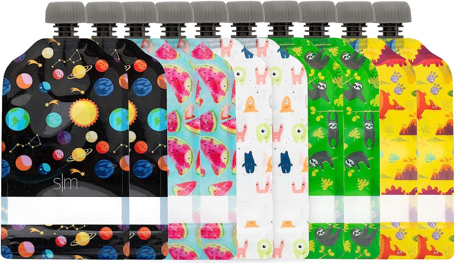 Reusable Baby Food Pouches for Toddlers