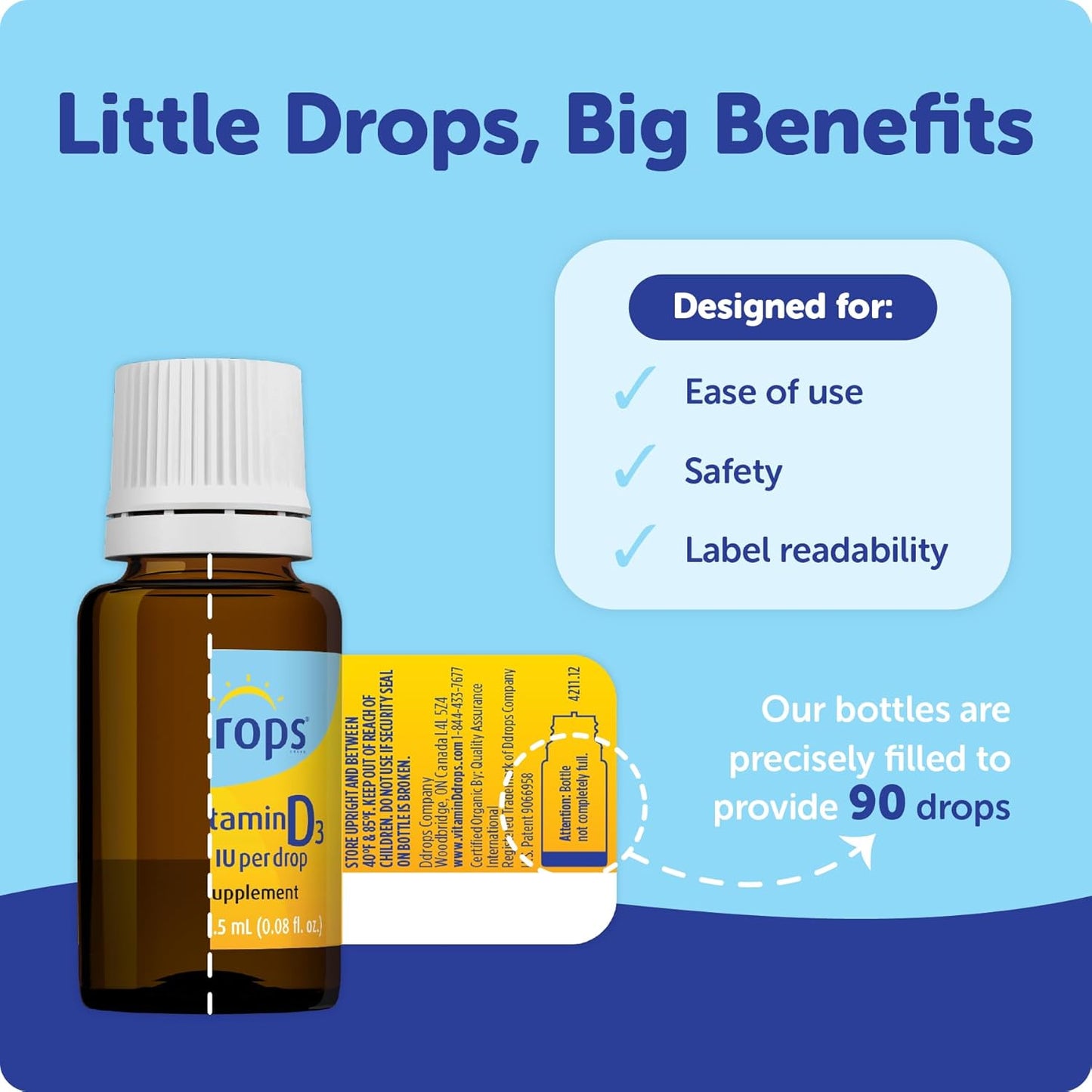 Ddrops Baby 400 IU, Vitamin D
