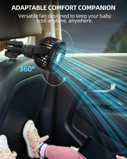 Uncommon Breeze 3-Speed Stroller Fan