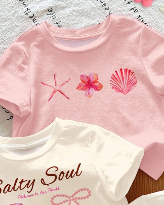 Beach Day Print Tee