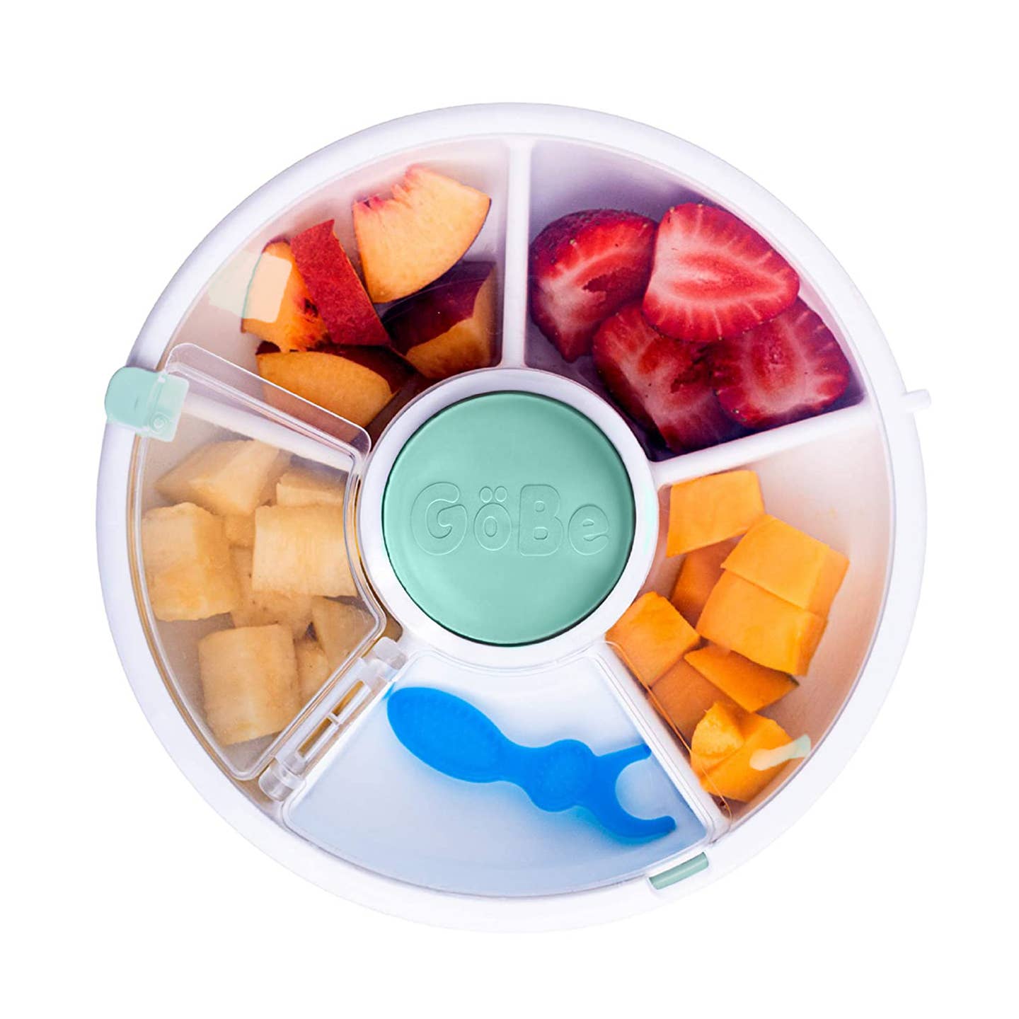 Gobe Kids Small Snack Spinner Flip, Travel Snack Box