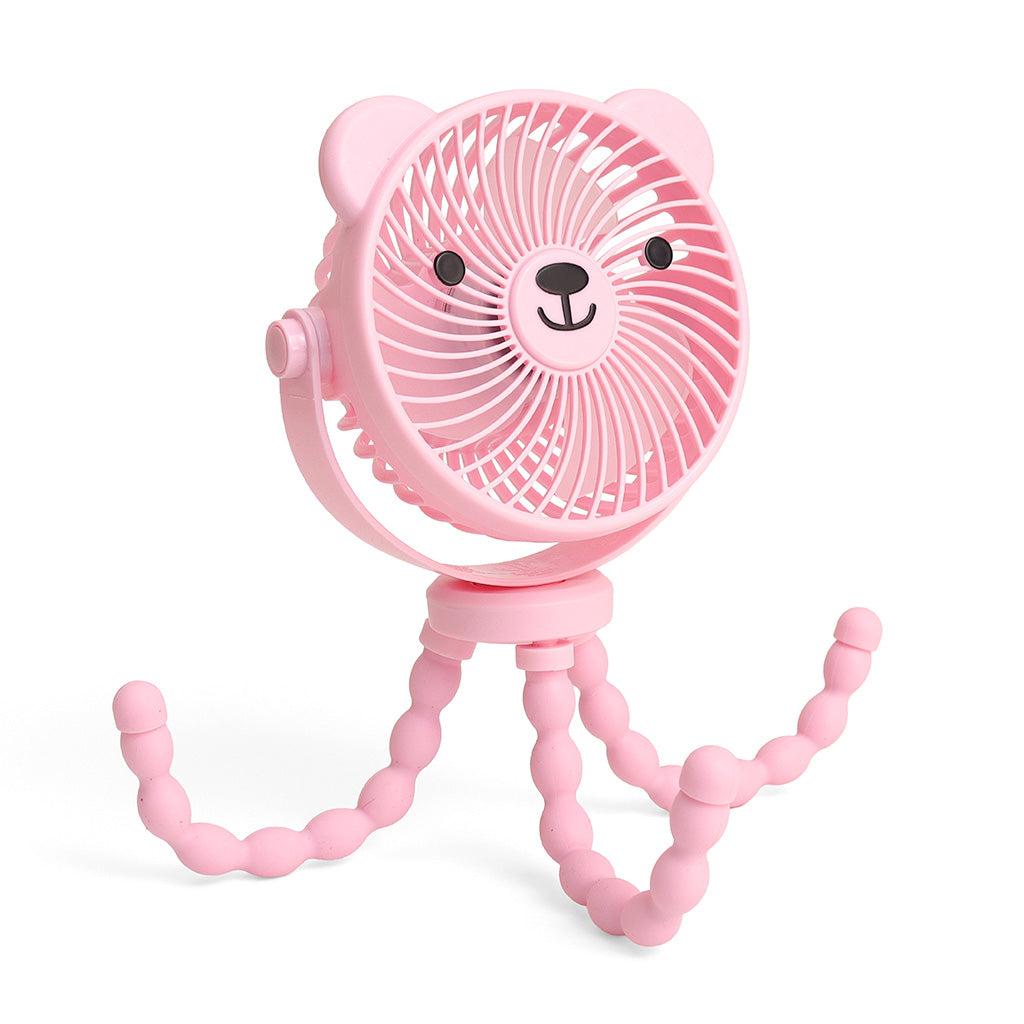 Itzy Breeze 3-Speed Stroller Fan | Pink