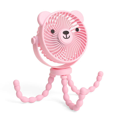 Itzy Breeze 3-Speed Stroller Fan | Pink