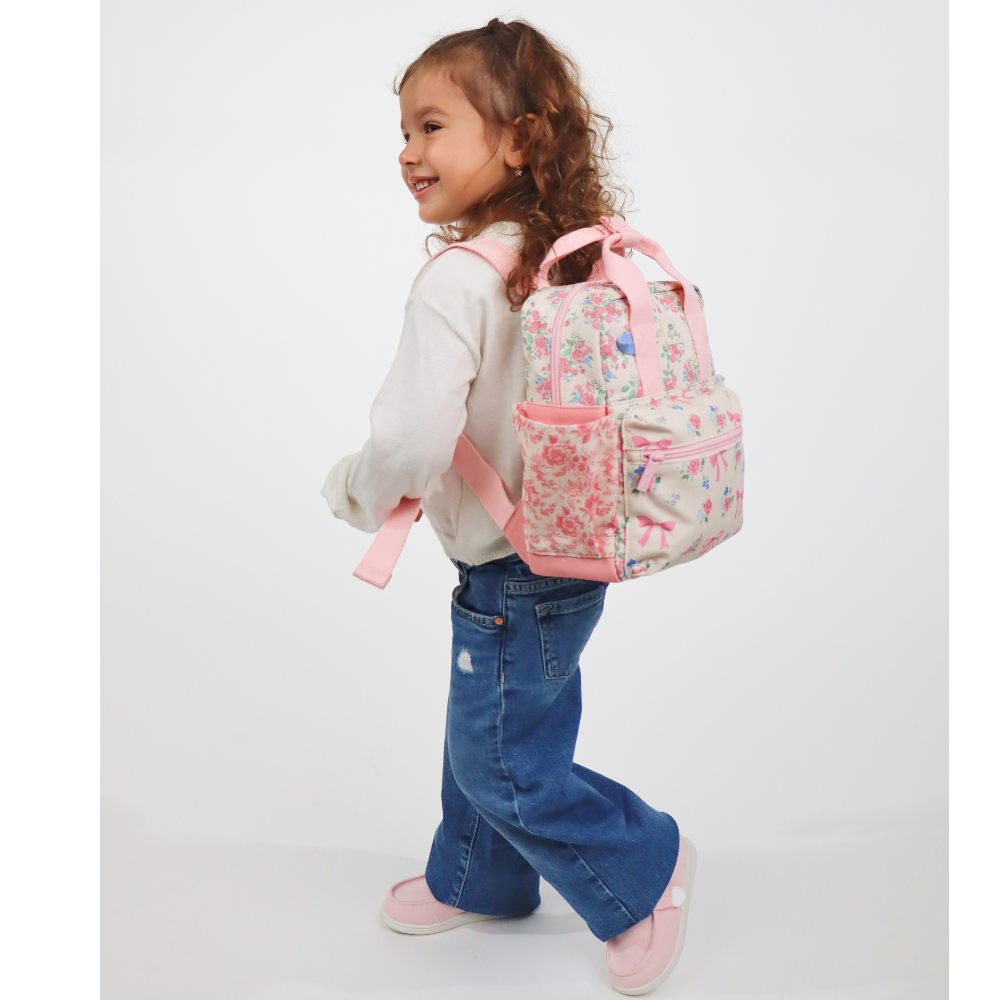 Itzy Bitzy Bag™ Toddler Backpack - Ribbons & Roses