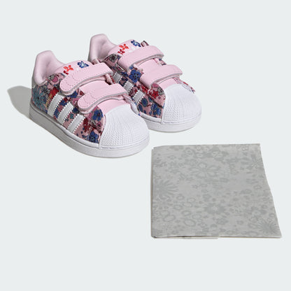 ADIDAS LIBERTY LONDON SUPERSTAR II COMFORT CLOSURE SHOES (0-3 years)