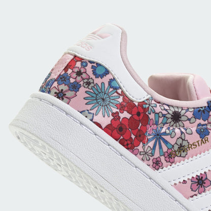 ADIDAS LIBERTY LONDON SUPERSTAR II COMFORT CLOSURE SHOES (4 -7 years)