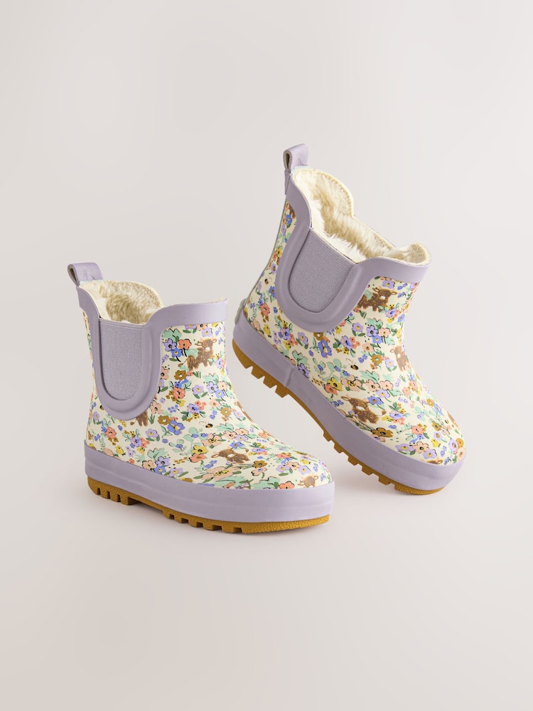 Multi Hamish The Highland Cow Chelsea Wellies