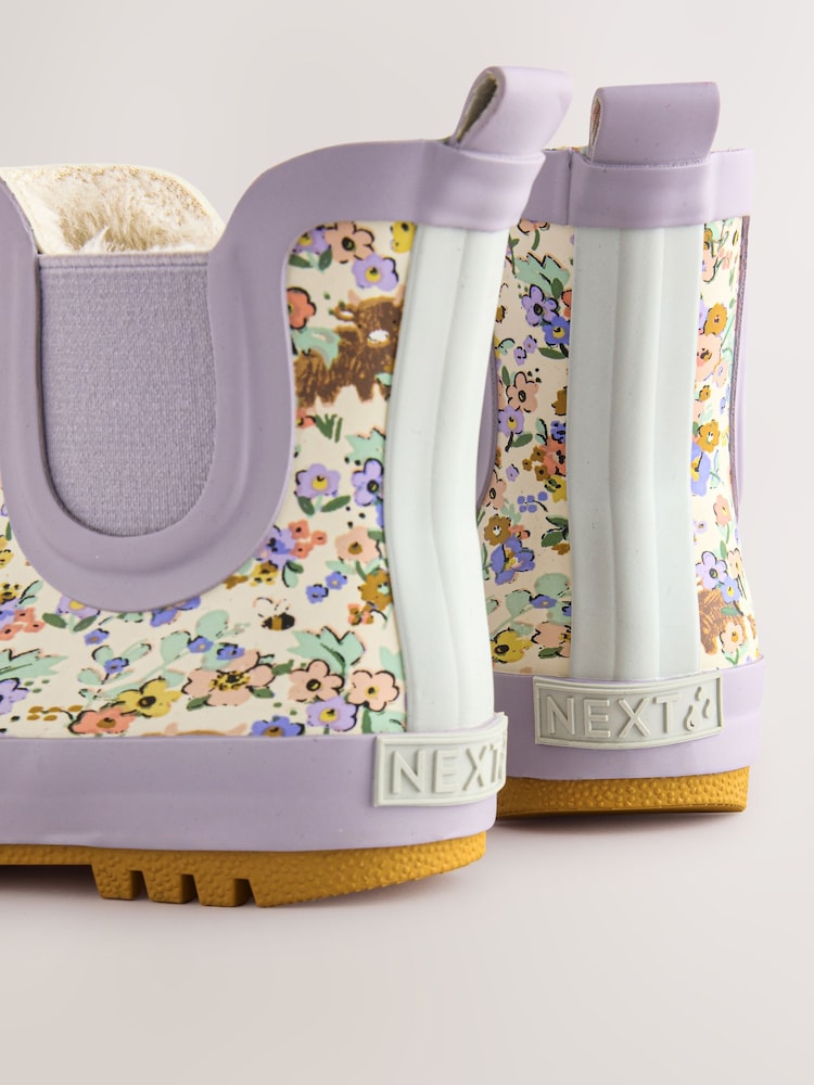 Multi Hamish The Highland Cow Chelsea Wellies