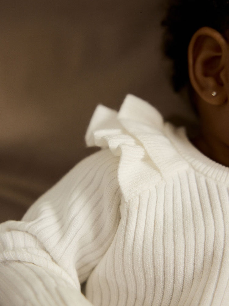 Cream Baby Knitted Jumper and Leggings Set 2 Piece (0mths-3yrs)