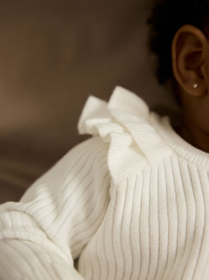 Cream Baby Knitted Jumper and Leggings Set 2 Piece (0mths-3yrs)