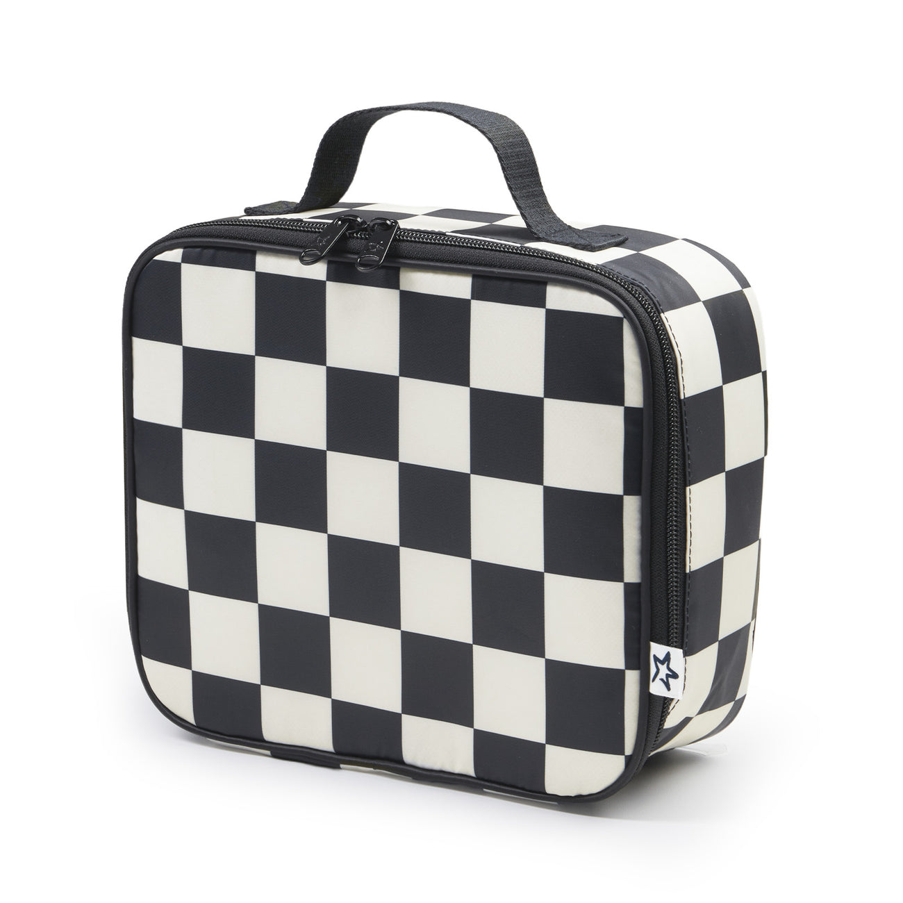 Tiny Twinkle Black Checkers Lunch Bag