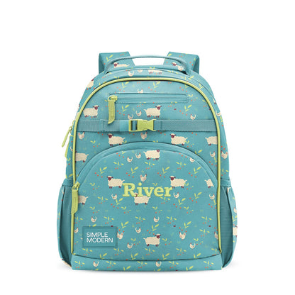 Fletcher Kids' Backpack, Sheeps & Strawberries (3-5 years)