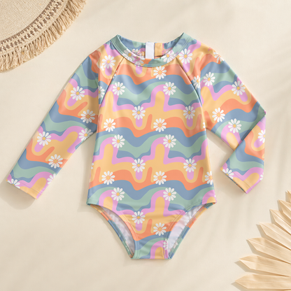 Retro Bloom Rashguard 🌼