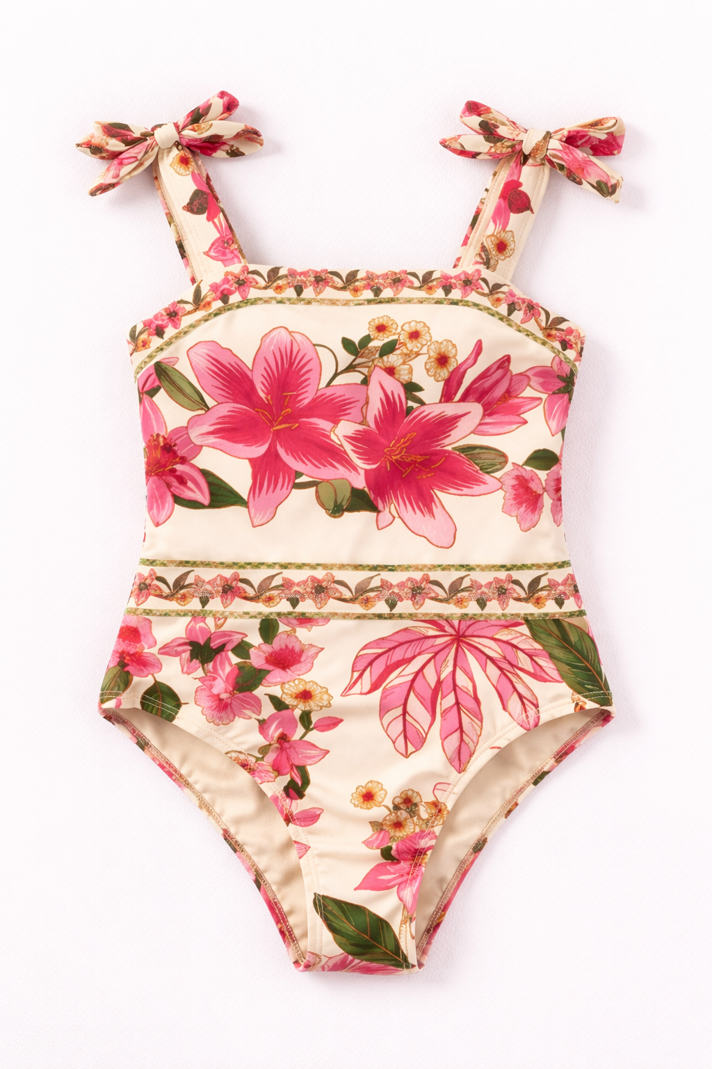 Palm Bloom Matching Swim Set