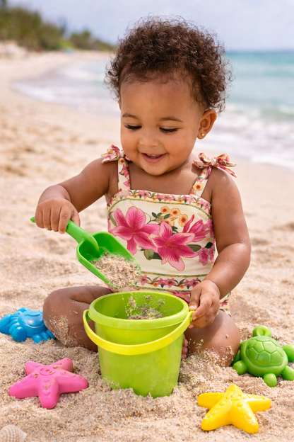 Palm Bloom Matching Swim Set