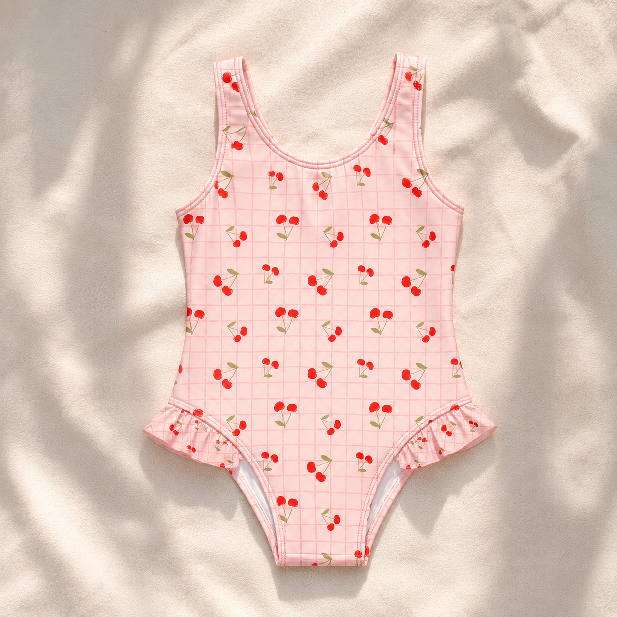 Cherry Coast Ruffle Swimsuit 🍒
