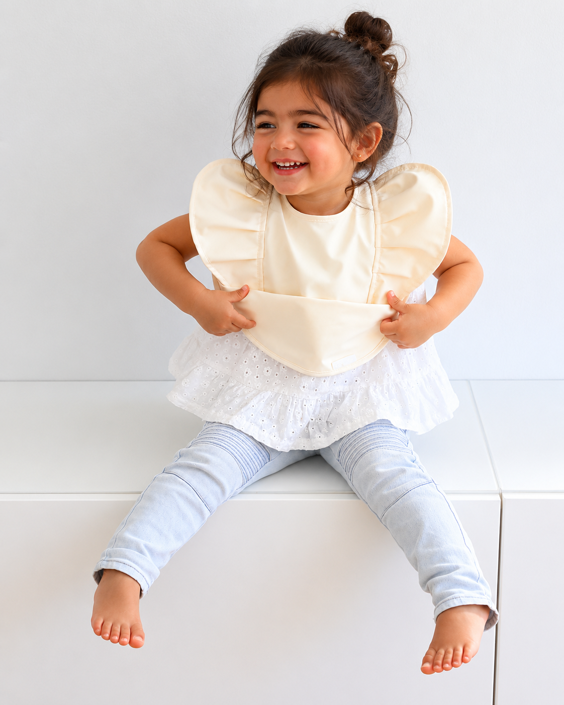 Waterproof Ruffle Bib