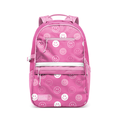 Ellis Backpack, Pink Happy Faces (6-8 years)