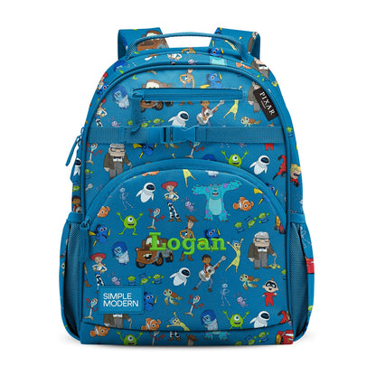 Pixar Mashup on Blue Fletcher Kids' Backpack (4-7 years)