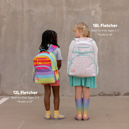 Fletcher Kids' Backpack, Princess Rainbows (3-5 years)