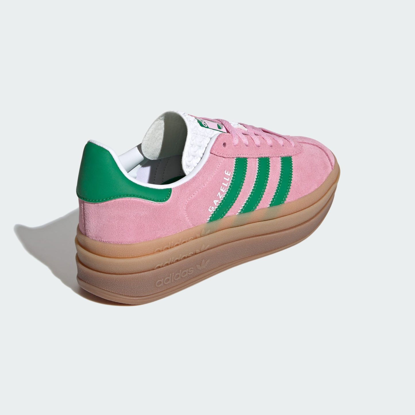 Gazelle Bold Shoes | True Pink / Green