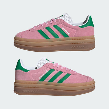 Gazelle Bold Shoes | True Pink / Green